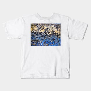 Creek 2 Monoprint Water Series Kids T-Shirt